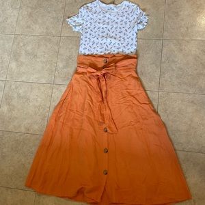 Cute midi skirt